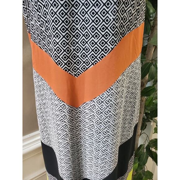 Old Navy Womens Multicolor Polyester Scoop Neck Sleeveless Long Maxi Dress Large - Picture 3 of 13